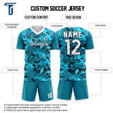 Dynamic Camo Custom Team Soccer Jersey Set